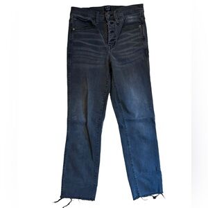 J. CREW High Rise Vintage Straight Jeans Size: 27